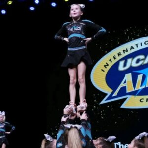 Anniston Price Instagram - This is our first year cheering, and we have absolutely LOVED it! Cheer is another way of performing, but it takes performance to another level.  We are thankful for our gym @therockathleticsptc and the awesome opportunities we have been given this year. And don't worry...we have some other types of performances coming out soon! 😉