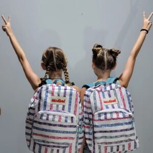 Anniston Price Instagram - Thank you so much @jansport for our awesome backpacks in collaboration with @strangerthingstv ! 

We love the "Eleven" pattern and the cute upsideside detail! 

Shout out to @abelita_pr for all their hardwork!

#jansport #jansportbackpack #strangerthings #abelitapr #upsidedown