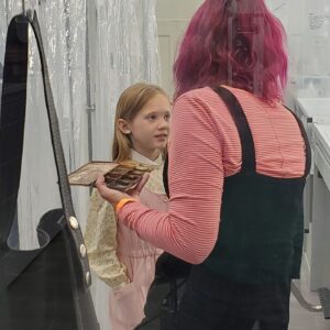 Anniston Price Instagram - Some #bts of @strangerthingstv ! Gotta shout out to the hair and makeup artists too! They are incredible and some of the most creative and meticulous innovators out there. 
 
FUN FACT: Even though we are twins, our freckles and moles are different on our faces. Makeup knows EVERY single freckle on our faces, and they paint each one on to match the other. 😲 #details