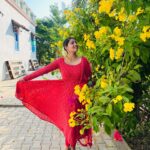 Anshita Akbarsha Instagram - Smile 🧿🤍 👗 @sajis_fashion #smile #traditional #churidar #love #bepositive #beloved
