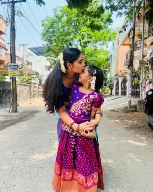 Anshita Akbarsha Instagram - My bby @_kanmani_meenatchi_