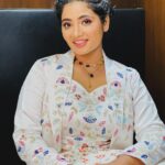 Anshita Akbarsha Instagram - Chellamma in Cwc Season 5 Today 9.30 pm at @vijaytelevision Dress @camellia_dezigns Makeup @artistrybygayu #cwc #cwc5 #happy #blessed #love #vijaytelevision #comedy #tamil