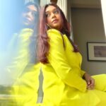 Antara Mitra Instagram - Brighter than my own future !! That was the colour of Sunday afternoon gig ! Outfit by - @labelsunantamadaan Styled by - @style_by_hetaljogi