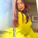 Antara Mitra Instagram - Brighter than my own future !! That was the colour of Sunday afternoon gig ! Outfit by - @labelsunantamadaan Styled by - @style_by_hetaljogi