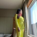 Antara Mitra Instagram - Brighter than my own future !! That was the colour of Sunday afternoon gig ! Outfit by - @labelsunantamadaan Styled by - @style_by_hetaljogi