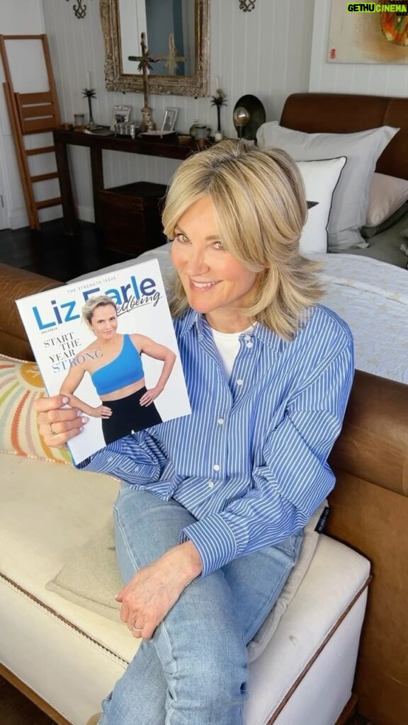 Anthea Turner Instagram - If you haven’t already got your copy of  @lizearlewellbeing magazine via your subscription do give it a try.  This Jan/Feb is packed with loads of tips on how we can live fitter for longer.  You get 6 a year but can try a one off.  I’m a chucker out but can’t throw these away far to precious 🫶