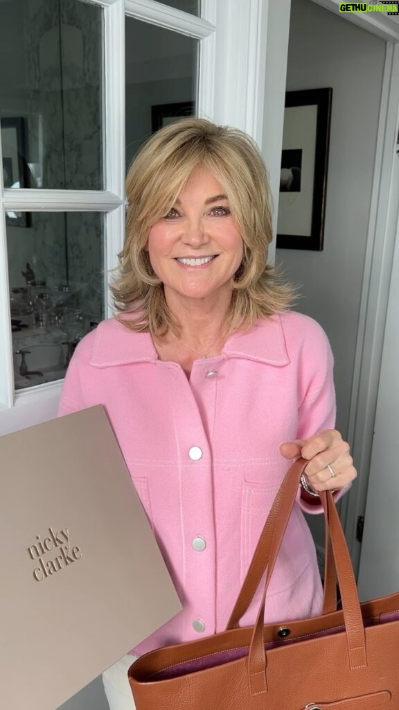 Anthea Turner Instagram - ✨COMPETITION✨ This has got to be one of our best collaborative competitions and I’m so excited for you! ✨ To celebrate our long winter officially over this will put a ‘Spring’ you’re step.🌸 A beautiful Sarah Haran Michelle Tote (one of my faves) and my friend Nicky Clarke’s brand new AirStyle PRO with ionic and inferred technology to give you volume - I used it for todays blow-dry. I’m popping you in a BALM 6. So Balm, Bag and Hairdryer what more could you ask for! 🫶🏼 TO WIN: ⭐️Like this post ⭐️FOLLOW each account: @sarahharanuk @antheaturner @nickyclarkeuk   ⭐️Tag someone who you think would love to enter this giveaway too in the comments below - You can tag as many friends as you like, one tag per entry comment. ⭐️We’d love you to share this on your reels or stories too! (not compulsory for entry) Please note that all the above must be completed to validate your entry*** The competition will close at midnight on Wed 27th March and the winner will be picked at random on Thurs 28th March and announced on Sarah Haran’s Instagram stories. The competition is for UK residents only. PS I bought my pink top/jacket from @whitecoco_insta 💖 #sarahharan #antheaturner #nickyclarke #styleatanyage #luxuryaccessories #springstyle #handbaglover