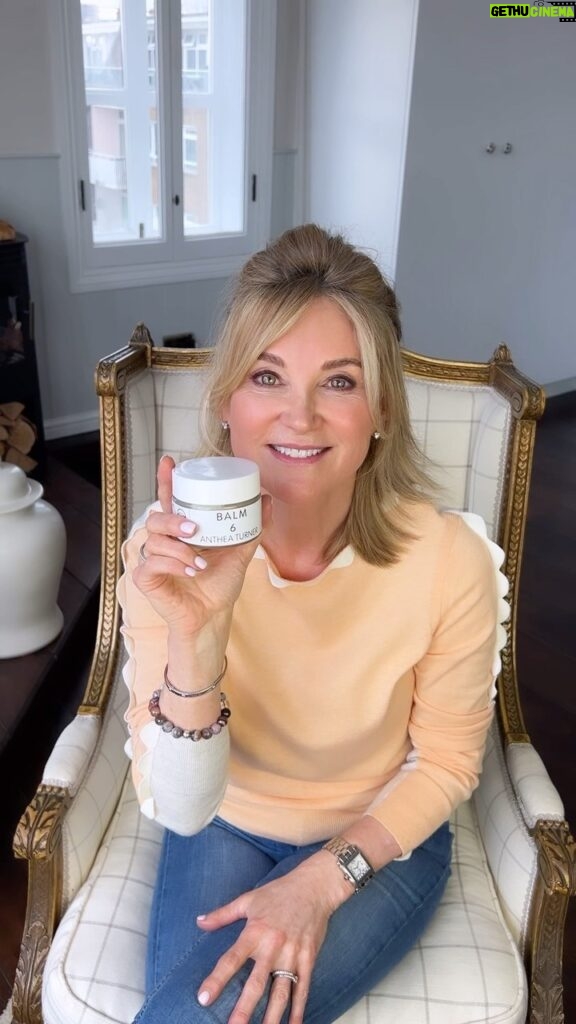 Anthea Turner Instagram - Be kind to your face don’t hurt your skin. BALM 6 is an oil based cleanser, constant polishing and stripping are short term gain, don’t destroy your skins natural oils they are there for a reason TO PROTECT 😊 At the end of the day, what’s our ultimate desire? To sweep away the day’s grime, bid farewell to makeup, and revel in that refreshing, utterly cleansed feeling. BALM 6 is the cleanser that has revolutionised my routine! It effortlessly lifts away makeup, mascara, leaving nothing but a clean canvas without disrupting your skin’s natural harmony. Say hello to a gentle, effective cleansing experience! Not only is BALM 6 a great cleanser but it’s also: - Moisturiser & Face Mask - Hydrating Hair Mask - Nourishes your cuticles - Hydrate your Eyebrows and Eyelashes - A lip Balm - And probably more! To try BALM 6 head to - www.antheaturner.com clickable links in my bio! #BALM6 #ByAntheaTurner