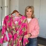 Anthea Turner Instagram - ✨Quick Competition ✨ My lovely friend Vanessa Feltz, never one to walk into a room understated, she has created a clothing line and her multi seasonal pieces flying out. Called 4Love UK They have names, you can twirl in them, no creasing, easy to wear and you’ve probably already seen Vanessa in them on TV show - Check out her insta @vanessafeltzofficial and @4love_uk I have the dress ‘Jasmine Fuschsia’ here and whoever wins I’ll also pop you in a pot of BALM 6. All you have to do is comment, we have an app that counts them all, throws out a number and thats the winner. This dress will easily fit anyone size 14 -16 possibly 12 dependant on how you like to wear things. Dresses in the Winter with warm undies and boots are everywhere and Vanessa is leading the way. 💕