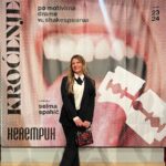 Antonija Blaće Instagram - Sinoć na premijeri u kazalištu @kerempuhzagreb 😍 Kako ste vi proveli nedjelju, sve mi pričajte. Evo, meni je bilo odlično na predstavi. Obavezno pogledajte “Kroćenje goropadnice” Dajte i vi prijedloge, sto pogledati, sto obići. #theatre #premiere #redcarpet #antonijablace #styling