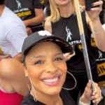 Antonique Smith Instagram - Yesterday was much needed for my spirit. Marching and rallying alongside my fellow actors in solidarity with the writers was really beautiful and inspiring. And I'll have this same feeling Sunday at the NYC Climate March! The foundational issue in both fights is corporate greed. 💔 We will fight till we win. ✊🏾❤️ #SagAftraStrong #SagAftraStrike #Power2Performers #PowerToThePeople