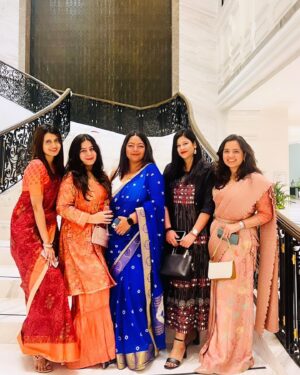 Anubha Sourya Sarangi Instagram - Diwali Party at ITC ❤️🪔🎉💃