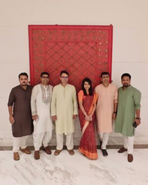 Anubha Sourya Sarangi Instagram - Diwali Party at ITC ❤️🪔🎉💃