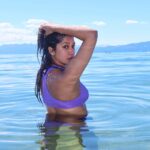 Anuja Joshi Instagram – Glacier water was freezing but we do things for the vibes around here ✨