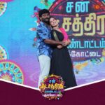 Anusha Hegde Instagram - Amsamana azhagana jodi 😍❤️ Stills from SUN NATCHATHIRA KONDATTAM - PUDUKKOTTAI. #SunTV #SunNatchathiraKondattam #SNKPudukkottai #AnandaRagamOnSunTV