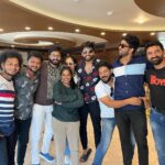 Anusha Hegde Instagram - #friendship 😍 @anushahegde__official @actoralagappan @paprighoshofficial @gabrellasellus_official @pavan_ravindra @jishnumen_official @its_shabana_ @chaitrareddy_official @iyappan_unni_official #friendship #happymoment #sunstars #sunnachathirakondatam
