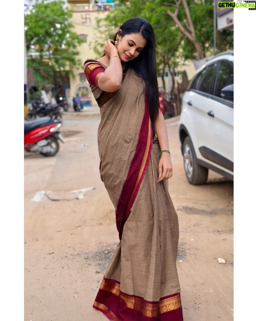 Anusha Hegde Instagram - ⭐⭐⭐⭐⭐⭐ Saree: @vriksham_saree_ Blouse: @oshinanil Pc: @03_dinesh_kumar_05