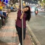 Anusha Hegde Instagram - Shimmering streets, where dreams and reality meet. ⭐️⭐️⭐️⭐️⭐️⭐️