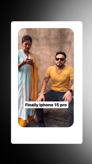 Anushka Goswami Instagram - Found out the real cost of iphone 15 📱