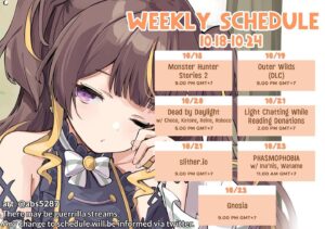 Anya Melfissa Instagram - 【WEEKLY SCHEDULE】

YT Channel: youtube.com/channel/UC727SQYUvx5pDDGQpTICNWg

Tags
General: #Anya_Melfissa
Fanart: #anyatelier
Fan name: #Melfriends
Livestream: #Liveissa

Note that fan submissions may be used in future activities.