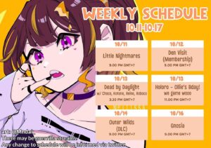 Anya Melfissa Instagram - 【WEEKLY SCHEDULE】

YT Channel: youtube.com/channel/UC727SQYUvx5pDDGQpTICNWg

Tags
General: #Anya_Melfissa
Fanart: #anyatelier
Fan name: #Melfriends
Livestream: #Liveissa

Note that fan submissions may be used in future activities.
