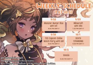 Anya Melfissa Instagram - 【WEEKLY SCHEDULE】

YT Channel: youtube.com/channel/UC727SQYUvx5pDDGQpTICNWg

Tags
General: #Anya_Melfissa
Fanart: #anyatelier
Fan name: #Melfriends
Livestream: #Liveissa

Note that fan submissions may be used in future activities.