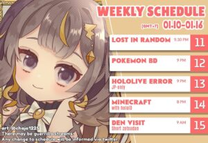 Anya Melfissa Instagram - 【WEEKLY SCHEDULE】

YT Channel: youtube.com/channel/UC727SQYUvx5pDDGQpTICNWg

Tags
General: #Anya_Melfissa
Fanart: #anyatelier
Fan name: #Melfriends
Livestream: #Liveissa

Note that fan submissions may be used in future activities.