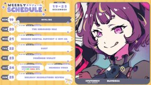 Anya Melfissa Instagram - 【WEEKLY SCHEDULE】

YT Channel: youtube.com/channel/UC727SQYUvx5pDDGQpTICNWg

Tags
General: #Anya_Melfissa
Fanart: #anyatelier
Fan name: #Melfriends
Livestream: #Liveissa

Note that fan submissions may be used in future activities.