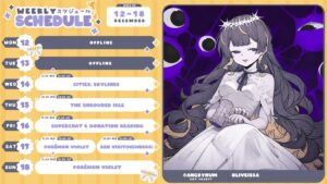 Anya Melfissa Instagram - 【WEEKLY SCHEDULE】

YT Channel: youtube.com/channel/UC727SQYUvx5pDDGQpTICNWg

Tags
General: #Anya_Melfissa
Fanart: #anyatelier
Fan name: #Melfriends
Livestream: #Liveissa

Note that fan submissions may be used in future activities.