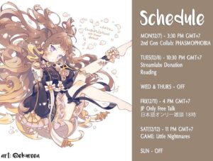 Anya Melfissa Instagram - [REPOST]

Jengjengjeng! Schedule untuk minggu ini! Silahkan dikonfirmasi~~☺️🍂
Here’s this week’s schedule! Please come and watch me😴 I-I won’t fall asleep midway... I promise!