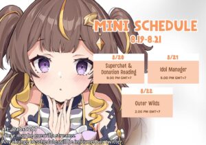 Anya Melfissa Instagram - 【WEEKLY - MINI SCHEDULE】

YT Channel: youtube.com/channel/UC727SQYUvx5pDDGQpTICNWg

Tags
General: #Anya_Melfissa
Fanart: #anyatelier
Fan name: #Melfriends
Livestream: #Liveissa

Note that fan submissions may be used in future activities.