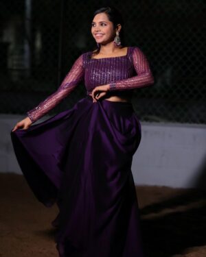 Aparna Narayanan Instagram - Gig diaries :) Got to dress up for a beautiful event in Coimbatore 😍

Dress - @_gina_couture 
Makeup & hair - @blushwithanki 
Photo & edit - @magicmomentsphotography.in 

#gigdiaries #gig #gigscenes #musician #performer #singer #vijaytelevision #vijaytv #supersinger9 #supersinger #ss9 #aparnanarayanan #happy #thursday #ootd #liveperformance #singersofinstagram