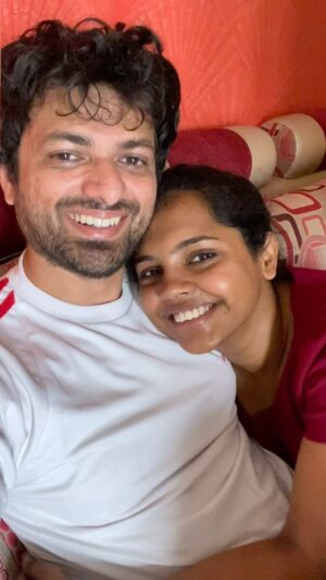 Aparna Narayanan Instagram - My happiness ❤️❤️
@skandhagopalan 😘

#tamil #couple #couplegoals #kollywood #happiness #tuesday #music #september #instareels #reelsinstagram #reels #love 

[ trend, trending, viral, tuesday, September, reels, reelsinstagram, Kollywood, music, couple, couple goals, happiness ]