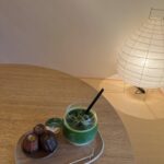 Apple Chan Instagram - My simple happy thing Matcha latte and canele