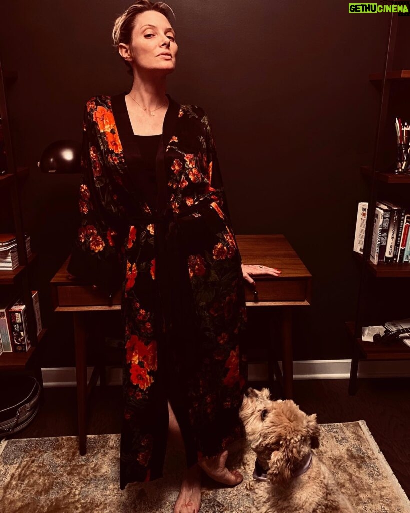 April Bowlby Instagram - THIS JUST IN. Silk is a fabric first produced from the filaments of the cocoon of one silkworm. And THIS is sustainably made vegan silk. Which means no silk worms were involved in the making of this robe. Science!!! Designed by @niluu #vegansilk #sosilky #clementineapproved #niluu @noeudpr Genius Stylist: @iamsaraacevedo