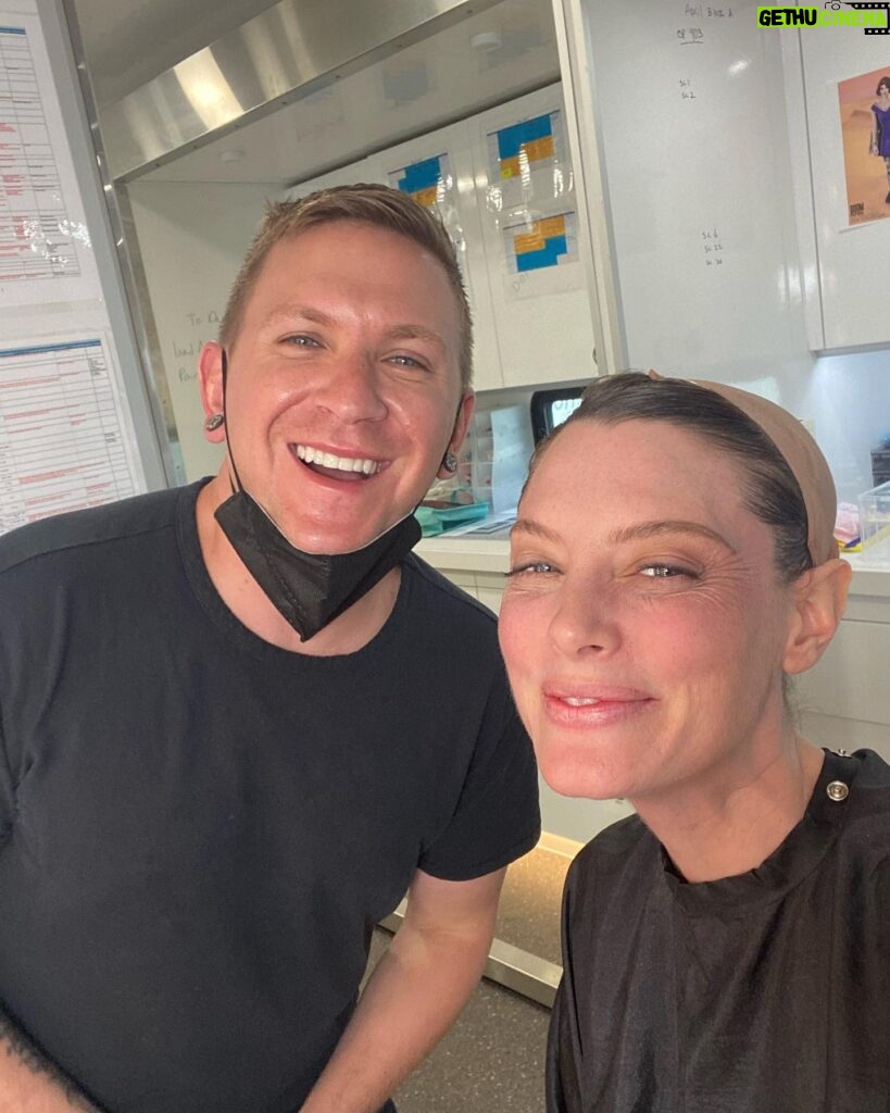 April Bowlby Instagram - Thanks @le0themua for my scratch & sniff. Scratch & popper …..stretch and stipple!!!!!! #ritaforever #agingmakeup #doompatrol