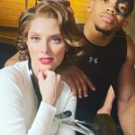 April Bowlby Instagram – Backstage with Cyborg & Rita 📸 by @dianexguerrero 💄🧩🦾 #dcuniverse