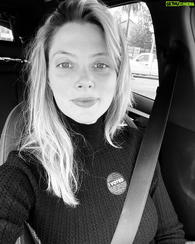 April Bowlby Instagram - VOTE VOTED VOTING