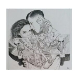 Arabella Drummond Instagram - Myself and @therealjimmyq by @yorima ❤️