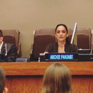 Archie Panjabi Instagram - Celebrating @rotaryinternational #global women of action at @unitednations_hq today. I salute all of these women.