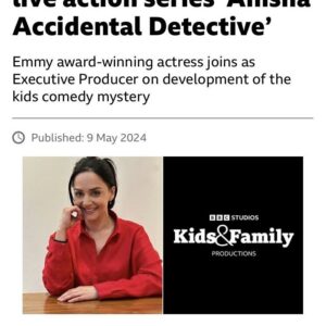 Archie Panjabi Instagram - #AnishaAccidentalDetective 🕵🏻The role I dreamt about when I was 10 years old ☺️