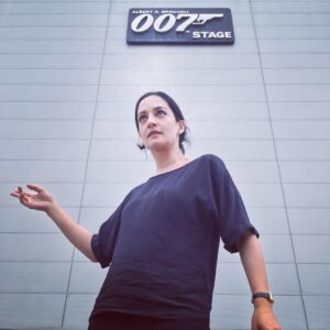 Archie Panjabi Instagram - Busy filming at Pinewood😎