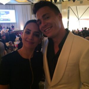 Archie Panjabi Instagram - So lovely to see the lovely @coltonlhaynes at #marchofdimes #SanAndreasmovie