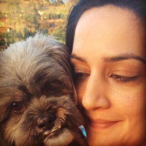 Archie Panjabi Instagram - With love from Mr Q on #nationalloveyourpetday