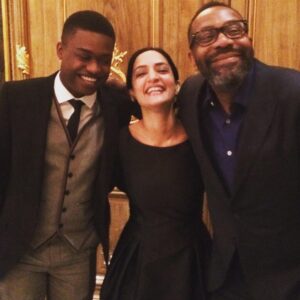 Archie Panjabi Instagram - Honoured to have met the exceptionally talented @LennyHenry at @RadioTimes Cover Party. He started the # diversity debate in UK. 
