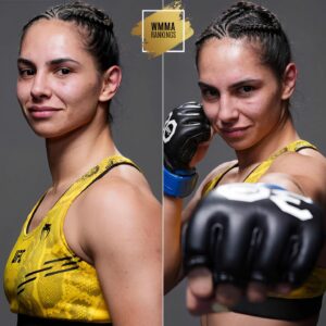 Ariane Lipski Instagram - 📸 The “Queen of Violence” 🇧🇷 Ariane Lipski in her #UFC296 post-fight victory shots.

Still just 29, Lipski’s evolution is on full display, going 3-0 in 2023 and solidifying her status as a serious contender in the flyweight division. 👑🔥 #WMMA #UFC