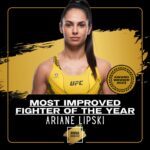 Ariane Lipski Instagram – The “WMMA Rankings Most Improved Fighter of the Year” for 2023 is awarded to…

🏆 Ariane Lipski! The “Queen of Violence” has demonstrated rapid evolution this year, going 3-0 and entering the flyweight ranks after becoming the first person to finish Casey O’Neill. #WMMA #UFC