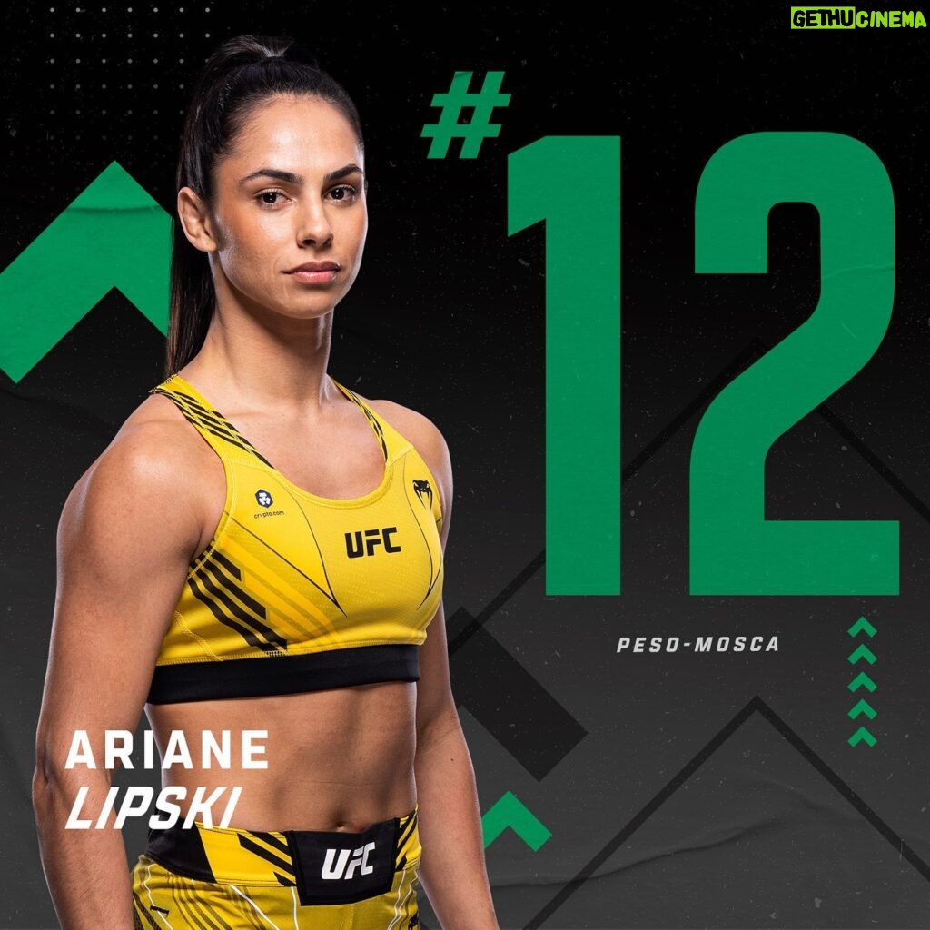 Ariane Lipski Instagram - O ranking veio! 🚀 🇧🇷 @ArianeLipski agora é a número 12 no ranking peso-mosca do UFC! [ Aproveite a promoção de 50% de desconto no @UFCFightPassBR - link no perfil ]
