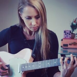 Arianna Powell Instagram - Thanks everyone who’s been checking out my masterclass and posting your ideas from it. Head over to @pickup____ and become a member so you can check it out. #guitarforloners