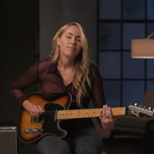 Arianna Powell Instagram - Another fun demo with @fender for their sweet new American Ultra Luxe Tele 💎✨#fender #earthquakerdevices #keeleyelectronics #jrockettaudiodesigns @earthquakerdev @jrockettaudio @keeleyelectronics